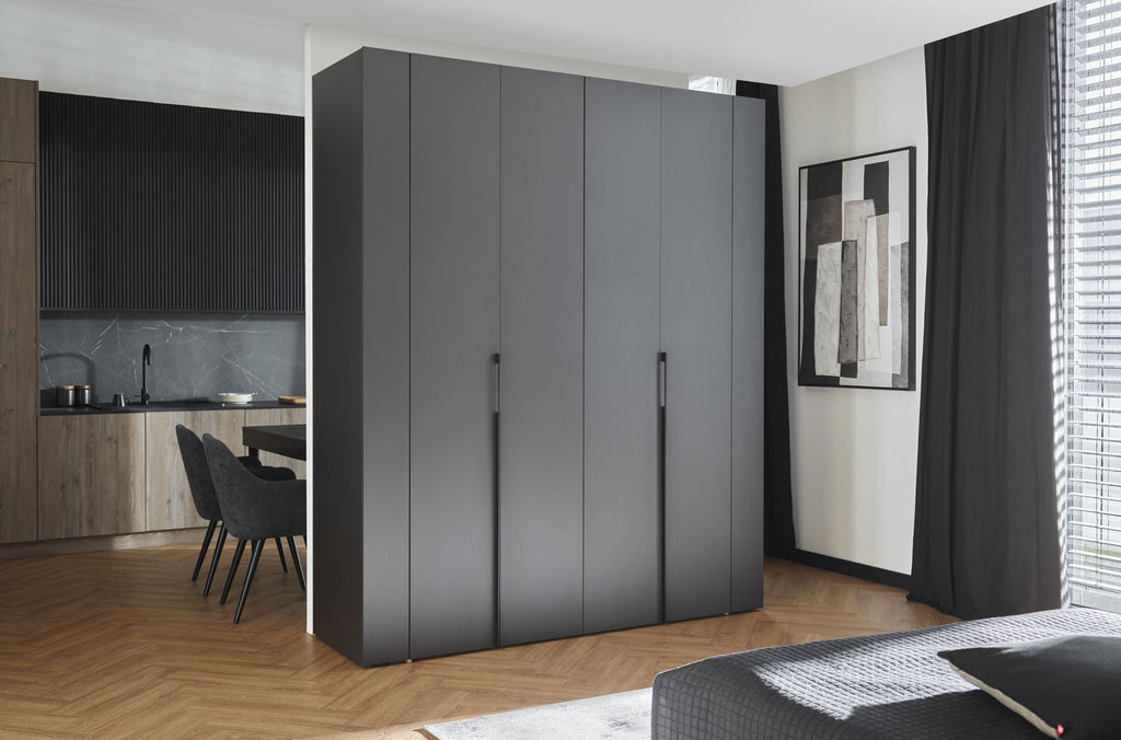 VelvetForms Stor – Åben Garderobe 160×240 (Naturlig Eg)