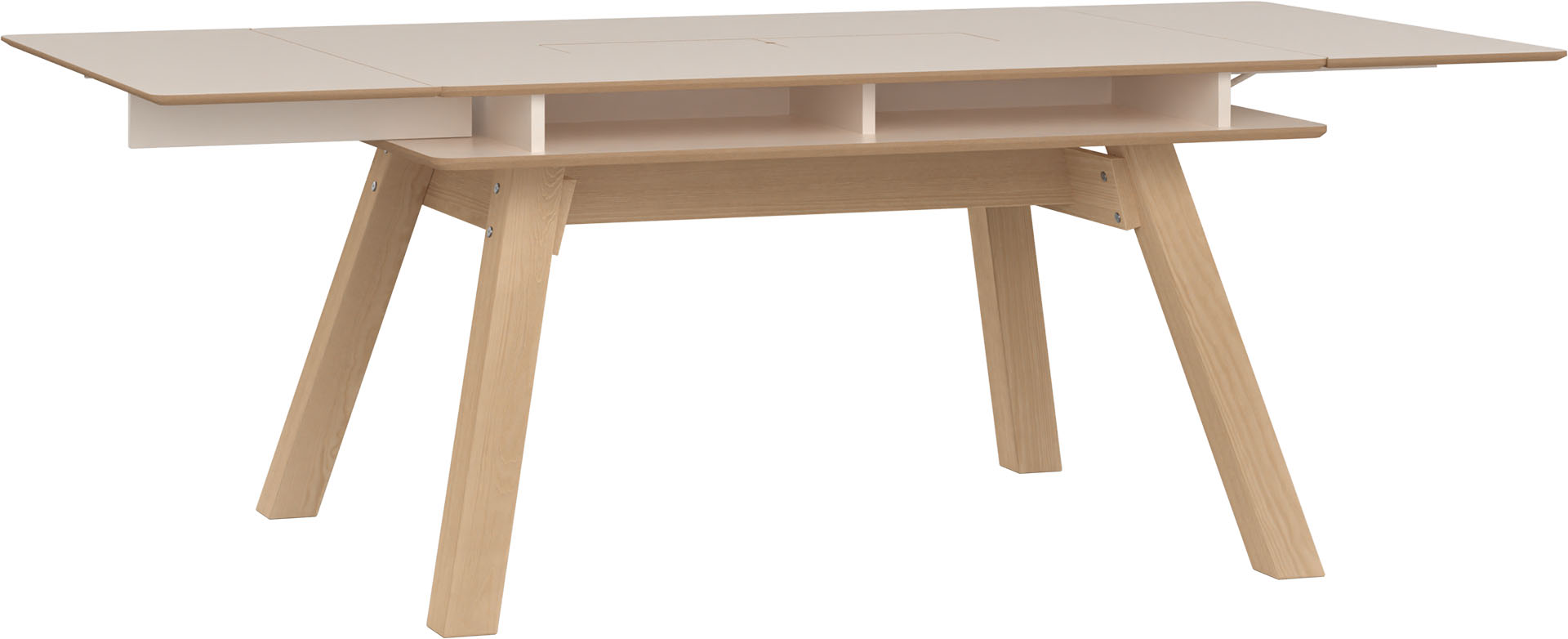VelvetForms 4 You Fresh – Eksklusivt Premium Udtrækssbord 140×100 (Sandbeige)