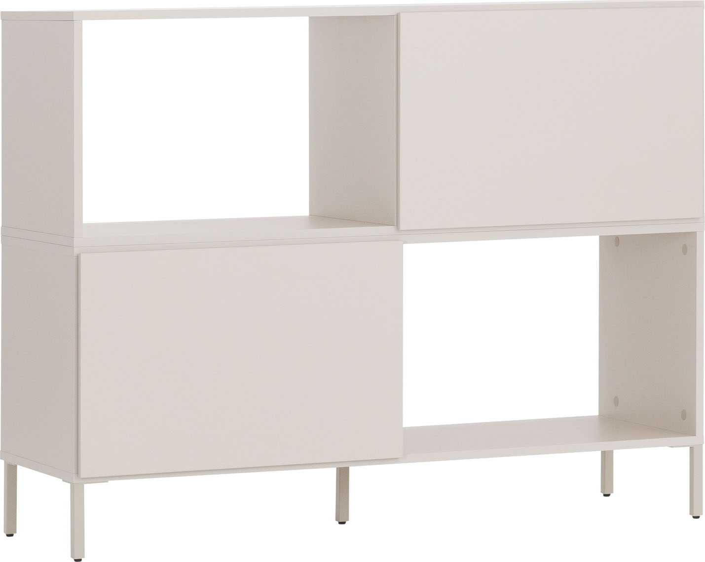 VelvetForms Into – Modulær Kommode (Gråbeige / Cava Beige)