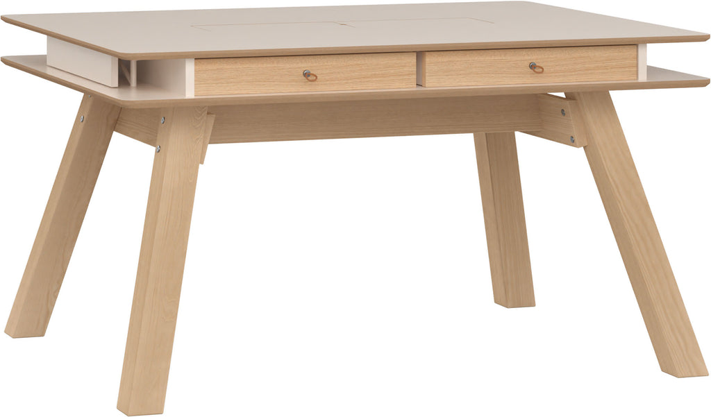 VelvetForms 4 You Fresh – Eksklusivt Premium Udtrækssbord 140×100 (Sandbeige)