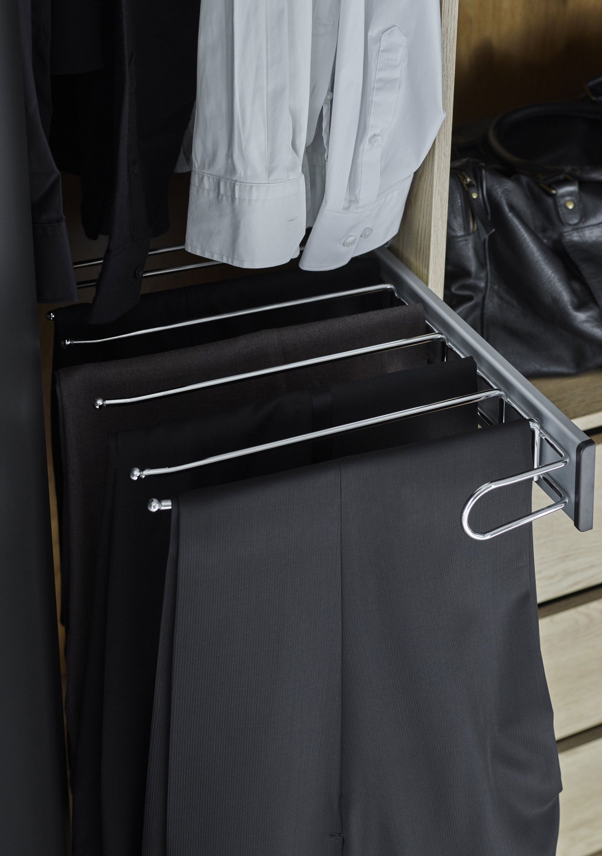 VelvetForms Stor – Åben Garderobe 160×240 (Naturlig Eg)