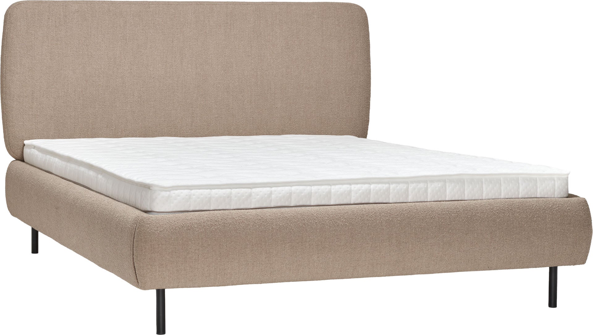 VelvetForms Calme – Eksklusiv Premium Polstret Seng 160×200 (Valgfri Stof)