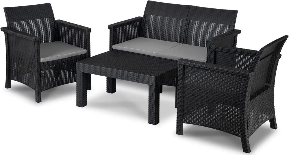VelvetForms Brenta – Loungesæt i Rattanlook til Haven