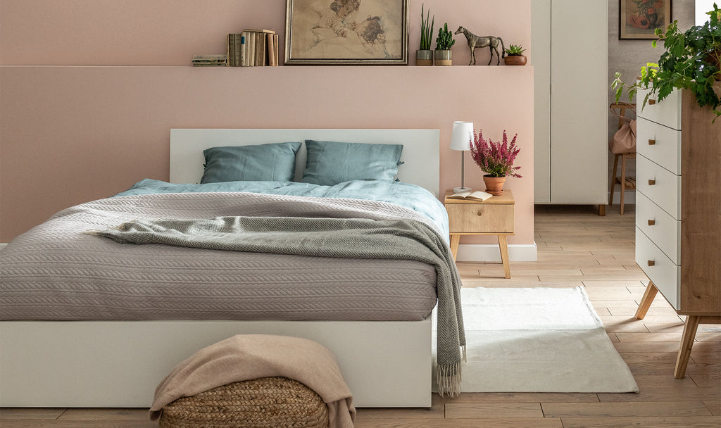 VelvetForms Simple – Sengeramme med Opbevaring 180×200 (Valgfri Farve & Ben)