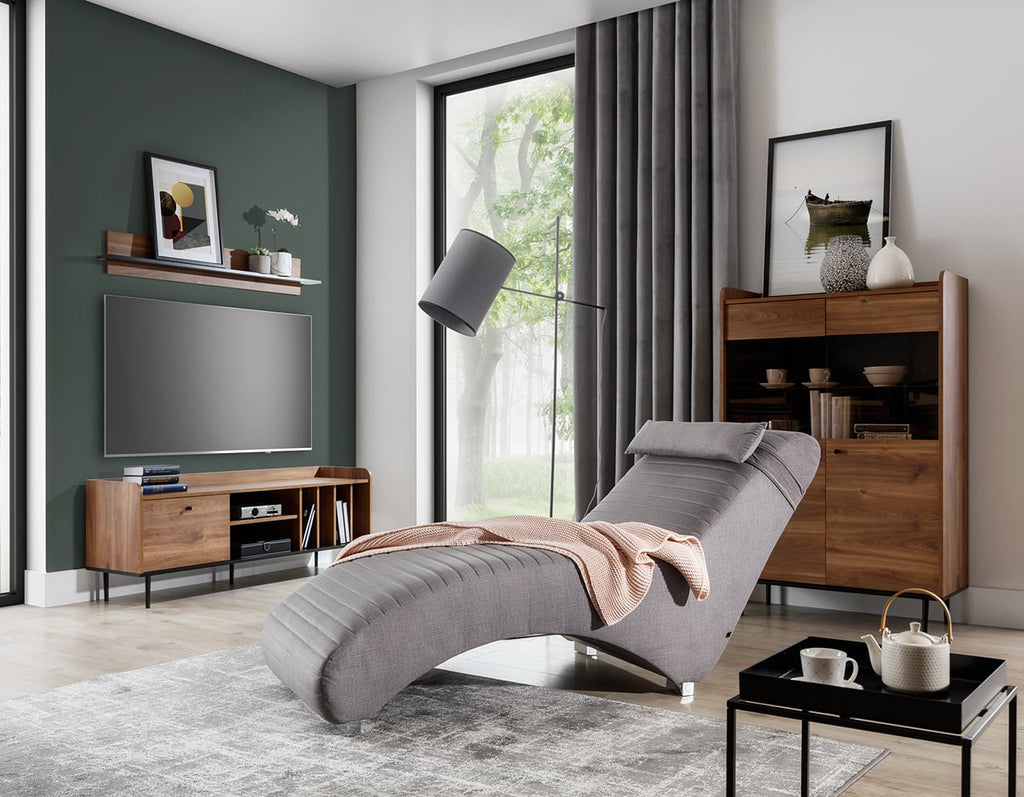 VelvetForms Zaton – Eksklusiv Chaiselong / Liggestol (Lisbon Light Grey)