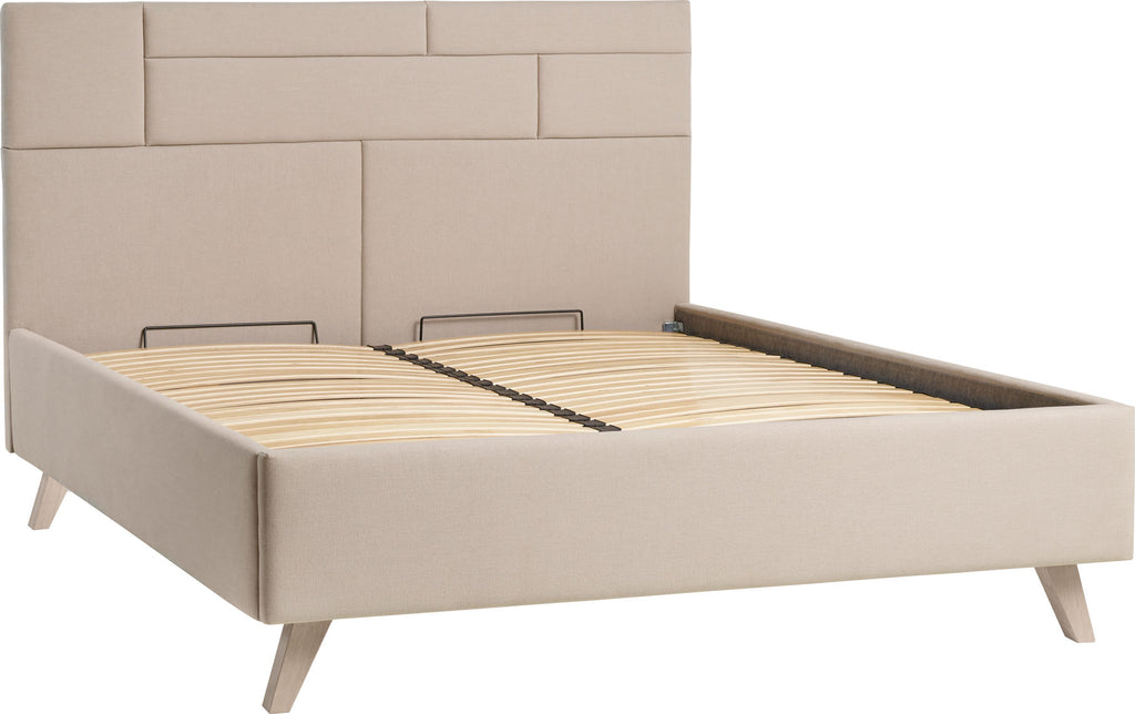 VelvetForms Harmonic – Eksklusiv Premium Polstret Seng 160×200 (Valgfri Stof & Ben)