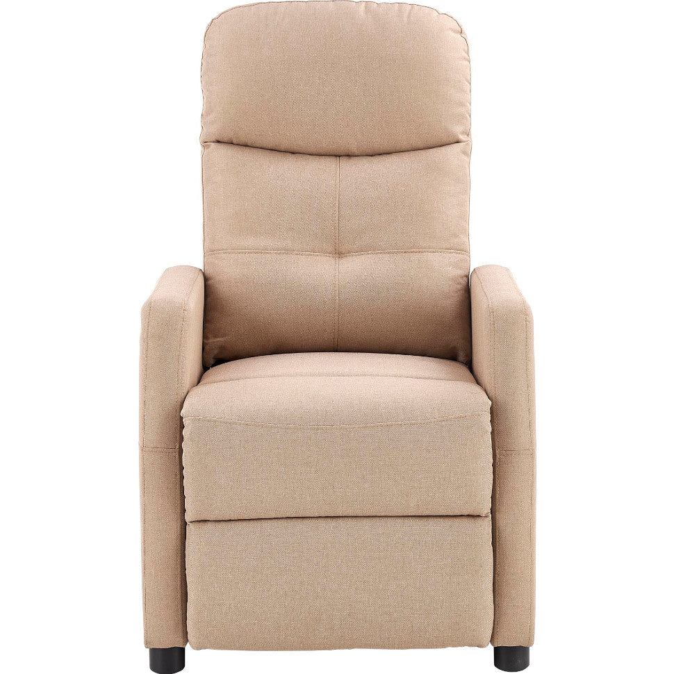 VelvetForms Filip – Eksklusiv Premium Hvilestol med Ligefunktion (Beige)